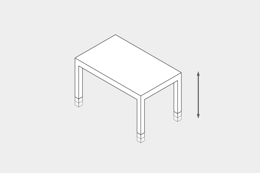 TABLE DT652 (W1500・1900mm)の機能紹介