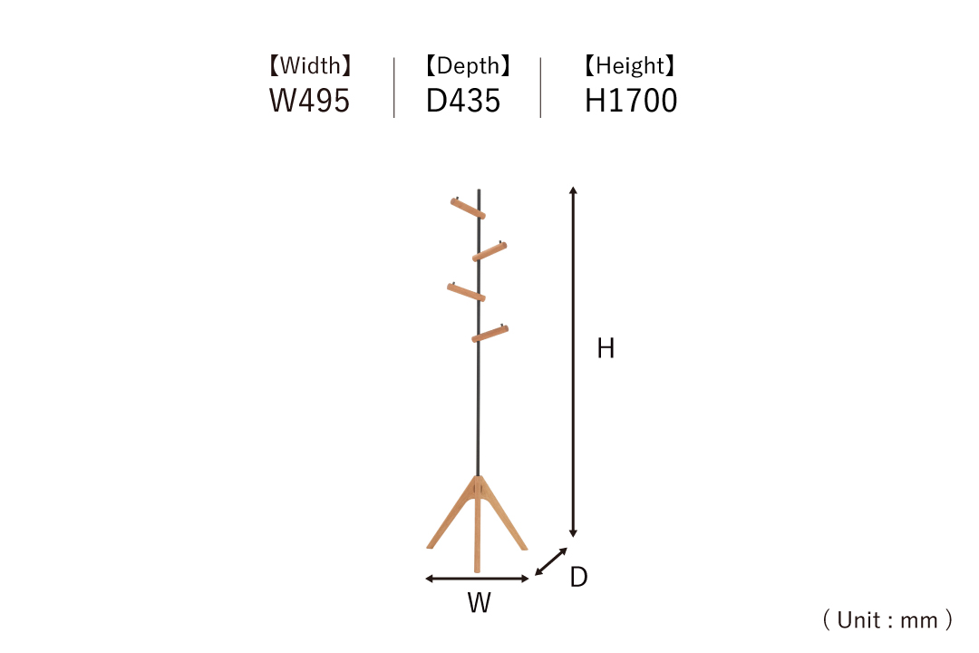 size of STAND RA300-ST