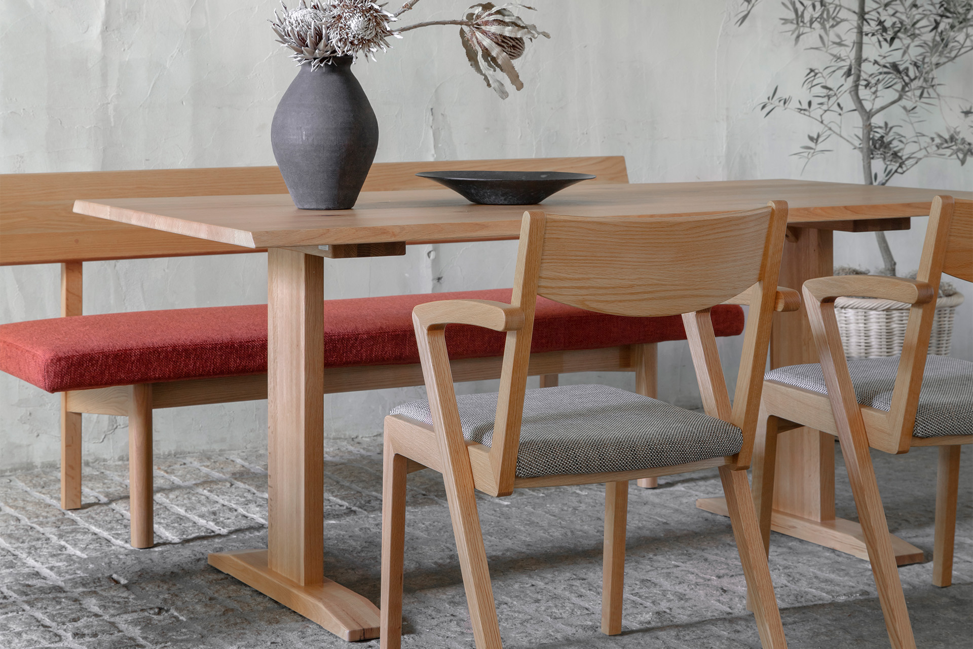 TABLE DT605 ブリック仕様 (W1350mm)を使ったコーディネート
