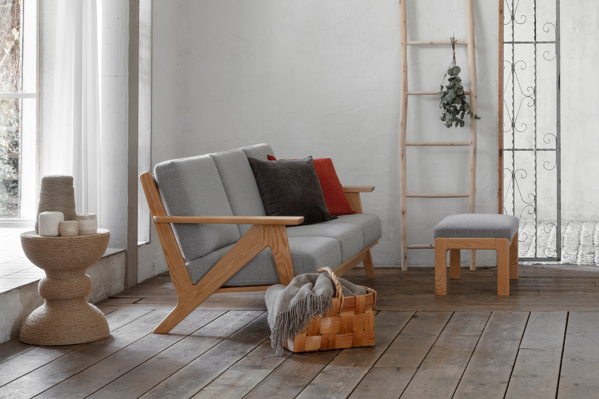 SOFA LC067-2Pを使ったコーディネート