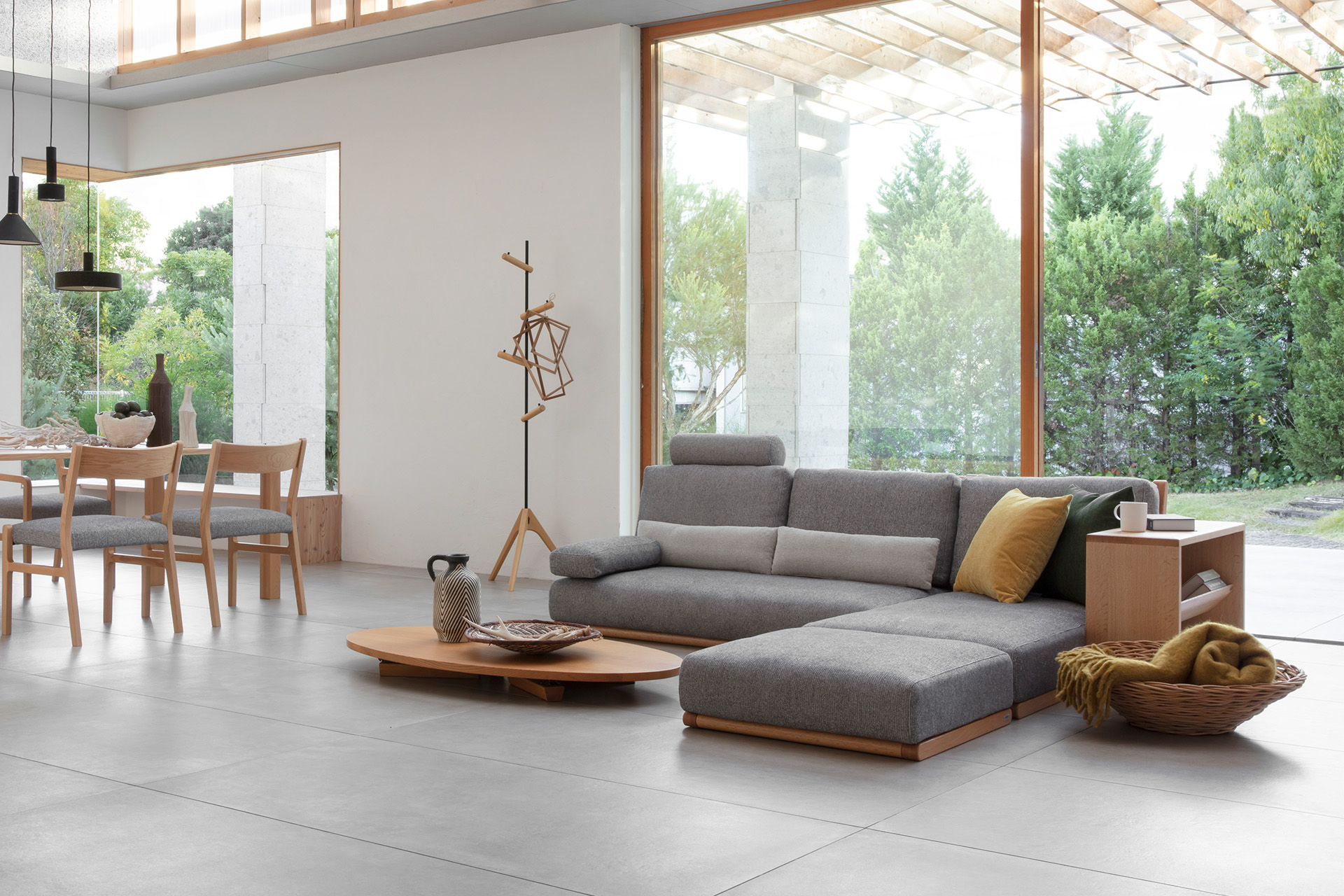 SOFA LC316-1Mを使ったコーディネート