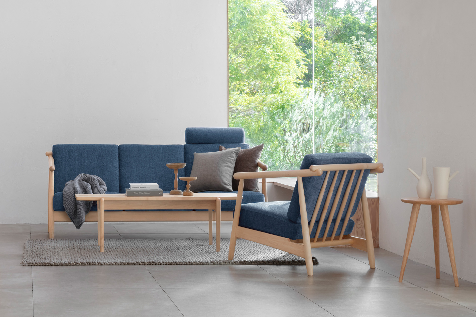 SOFA LC338-2Pを使ったコーディネート