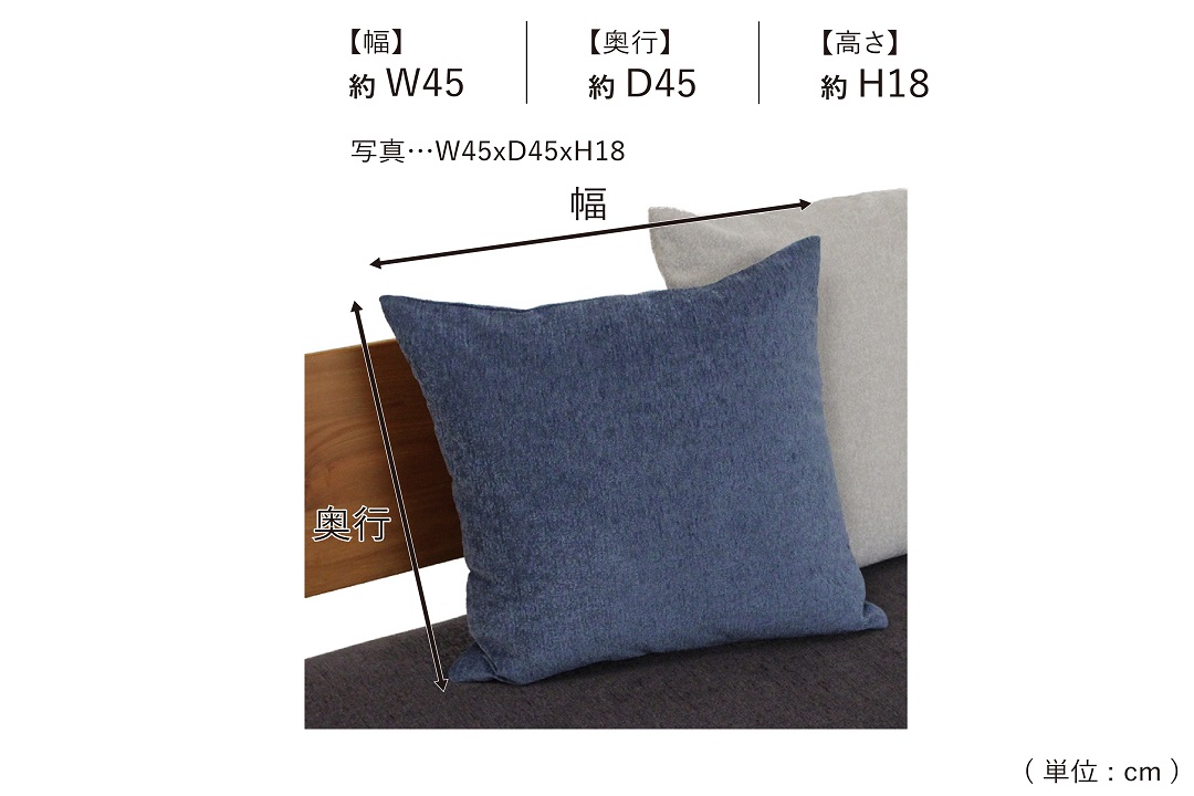 CUSHION RA015-1Zのサイズ