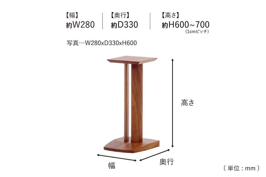 SPEAKER RA101-STのサイズ
